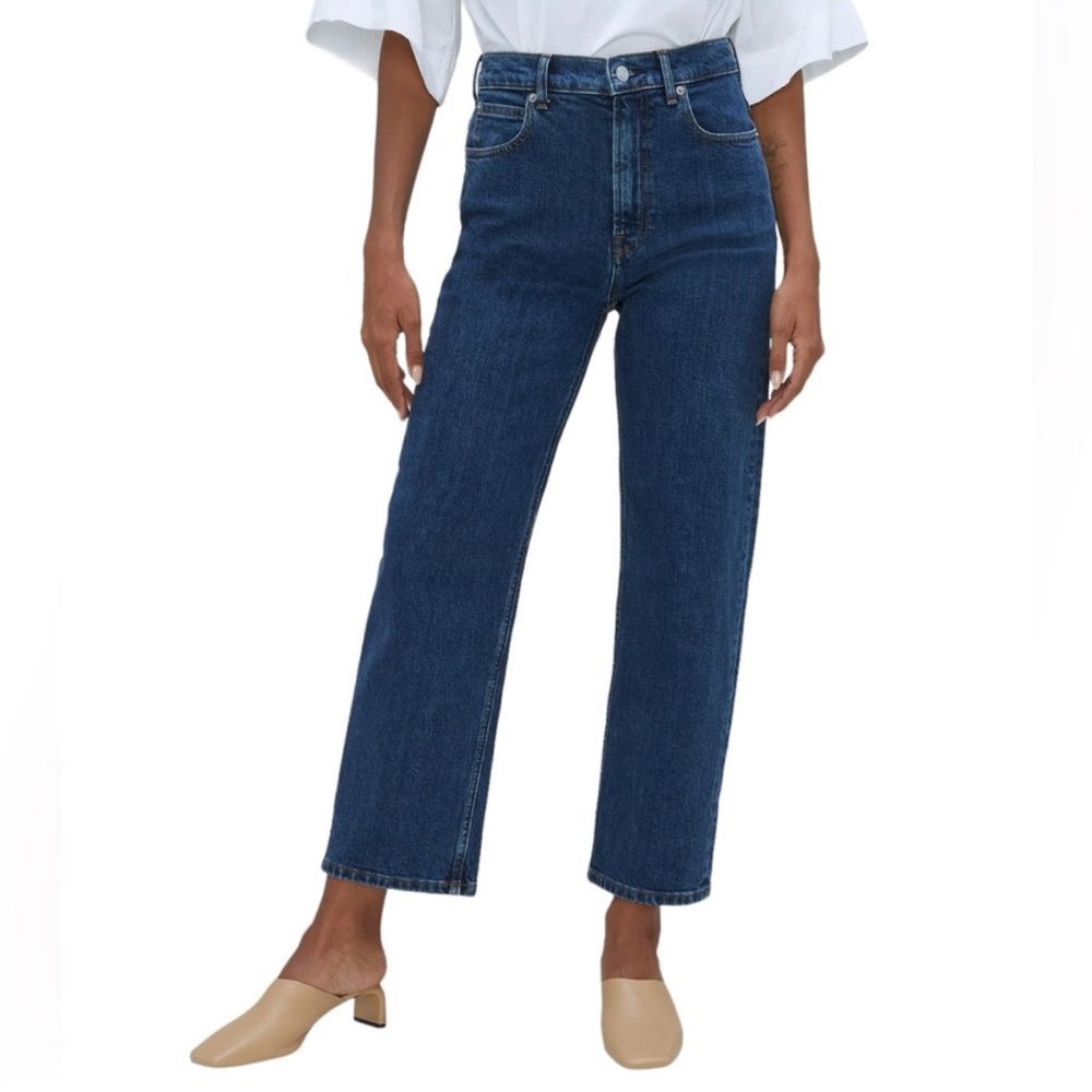 Everlane The Way High Jean Organic Cotton Size 25 Crop New Without Tag